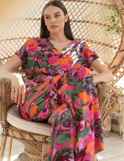 Комплект топ и штаны Mia-Amore HAVANA 5266, Цвет: мультицвет, Размеры: S, изображение 4