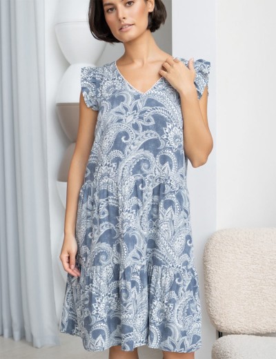 Легкое платье Mia-Amore PACIFIC OCEAN 1974, Цвет: голубой, Размеры: L, изображение 4