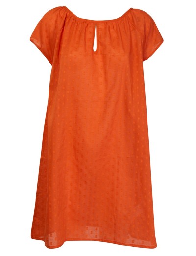 Пляжное платье из хлопка Sielei GU71 arancio, Цвет: arancio (абрикос), Размеры: L, изображение 2