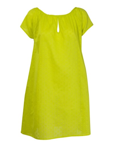 Пляжное платье из хлопка Sielei GU71 lime, Цвет: lime (лайм), Размеры: 2XL, изображение 2