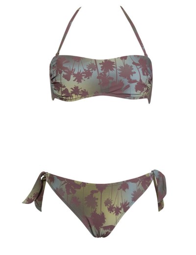 Раздельный купальник бандо Sielei PALM BEACH EC25 verde militare, Цвет: verde militare (хаки, Размеры: 70B, изображение 3