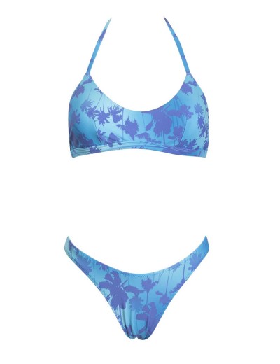 Раздельный купальник с топом Sielei PALM BEACH EC75 bluette, Цвет: bluette (васильковый, Размеры: 85B, изображение 2