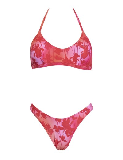 Раздельный купальник с топом Sielei PALM BEACH EC75 corallo, Цвет: corallo (коралловый), Размеры: 85B, изображение 2