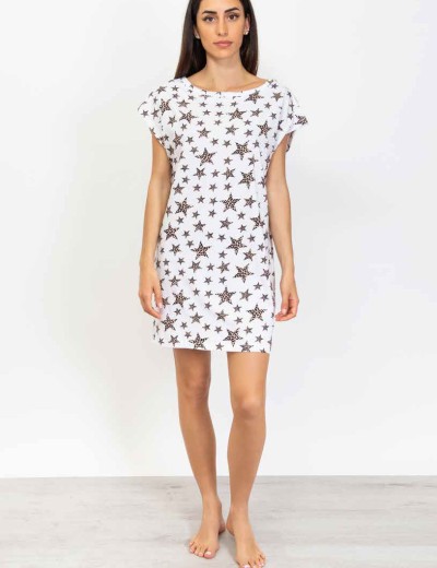 Пляжное платье Sielei SEA SHIRT ZT48 звезды, Цвет: звезды на белом, Размеры: S, изображение 2