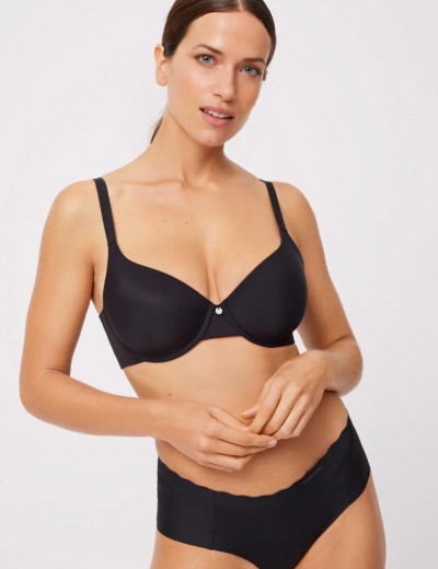Бюстгальтер с гладкой чашкой Ysabel Mora 10132 ESSENTIALS черный, Цвет: черный, Размеры: 85B, изображение 5