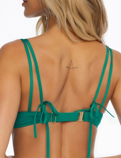 Пляжный поролоновый лиф Esotiq DELICIOSA 41577 изумруд, Цвет: изумруд, Размеры: 75D/80C, изображение 2