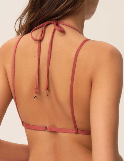 Лиф купальный шторки Esotiq LUNAR 41568 терракотовый, Цвет: терракотовый, Размеры: S, изображение 2