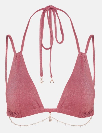 Лиф купальный шторки Esotiq LUNAR 41568 терракотовый, Цвет: терракотовый, Размеры: S, изображение 8