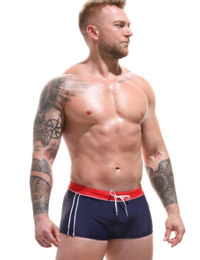 Мужские пляжные боксеры Jolidon B623U темно-синий, Цвет: темно-синий, Размеры: L, изображение 3