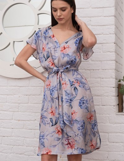 Туника шелковая Mia-Amore LILIA 4124, Цвет: жемчужный, Размеры: 2XL/3XL, изображение 5