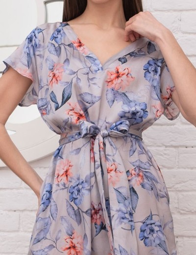 Туника шелковая Mia-Amore LILIA 4124, Цвет: жемчужный, Размеры: 2XL/3XL, изображение 4