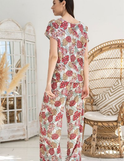 Комплект из топа и широких брюк Mia-Amore TAHITI 5296, Цвет: мультицвет, Размеры: M, изображение 2