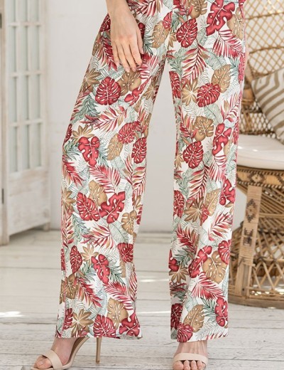 Комплект из топа и широких брюк Mia-Amore TAHITI 5296, Цвет: мультицвет, Размеры: M, изображение 5