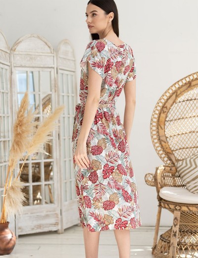 Длинная летняя туника Mia-Amore TAHITI 5299, Цвет: мультицвет, Размеры: S/M, изображение 2