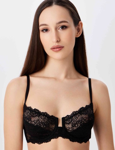 Бюстгальтер с мягкой чашкой Novella 085-1719 черный, Цвет: черный, Размеры: 75D, изображение 5