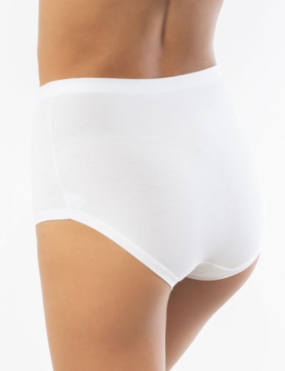 Трусы высокие хлопок с модалом Sielei IOSONOIO 5001 bianco, Цвет: bianco (белый), Размеры: XL, изображение 2