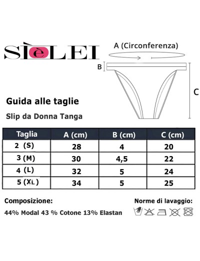 Трусики танга из хлопка и модала Sielei IOSONOIO 5003 bianco, Цвет: bianco (белый), Размеры: S, изображение 5