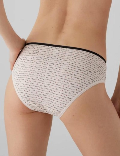 Набор трусов слипов 2 шт Ysabel Mora 19431 MIDI светло-серый+экрю, Цвет: светло-серый+экрю, Размеры: S, изображение 3