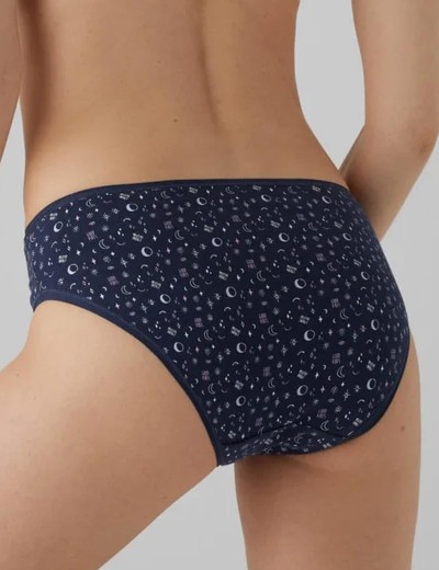 Набор трусов слипов 2 шт Ysabel Mora 19433 MIDI темно-синий+сиреневый, Цвет: темно-синий+сиреневы, Размеры: M, изображение 3