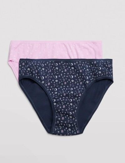 Набор трусов слипов 2 шт Ysabel Mora 19433 MIDI темно-синий+сиреневый, Цвет: темно-синий+сиреневы, Размеры: M, изображение 5