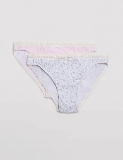 Набор трусов слипов 2 шт Ysabel Mora 19443 MINI светло-серый+светло-розовый, Цвет: светло-серый+светло-, Размеры: S, изображение 5