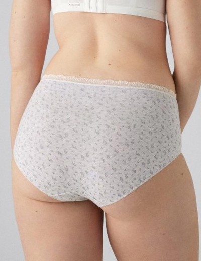 Трусы слипы высокие 2 шт Ysabel Mora 19445 HIGH WAIST светло-серый+светло-розовый, Цвет: светло-серый+светло-, Размеры: M, изображение 3