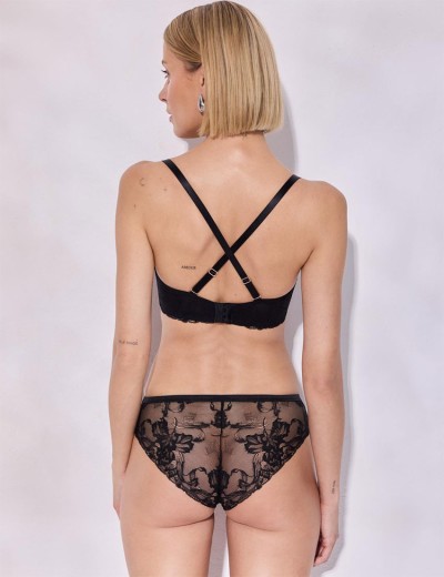 Бескостный бюстгальтер супер пуш-ап Alles SUBLIME SUPER P-UP black, Цвет: черный, Размеры: 70F, изображение 7