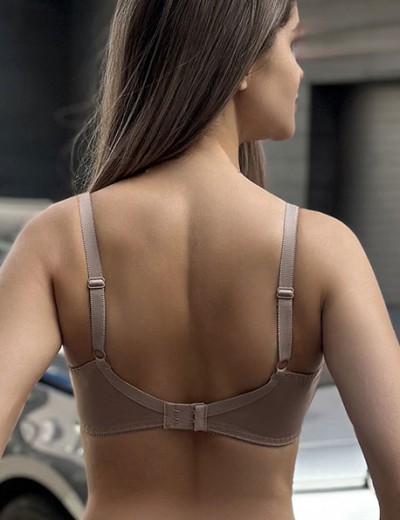 Бюстгальтер полумягкий с усиленной бретелью Albina L SILUET 8090 фраппе, Цвет: фраппе, Размеры: 85B, изображение 2