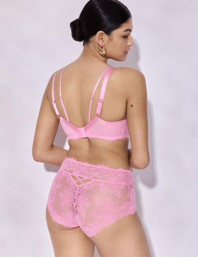 Бюстгальтер полумягкий Alles FRENCH KISS PU, Цвет: розовый, Размеры: 80F, изображение 7