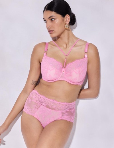 Бюстгальтер полумягкий Alles FRENCH KISS PU, Цвет: розовый, Размеры: 80F, изображение 6