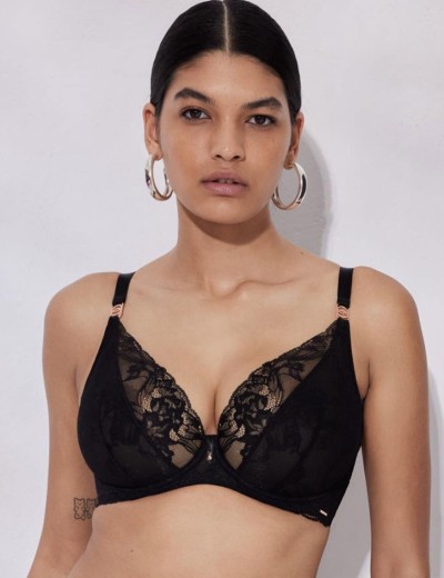 Бюстгальтер с мягкой чашкой Alles SUBLIME M black, Цвет: черный, Размеры: 70D, изображение 4