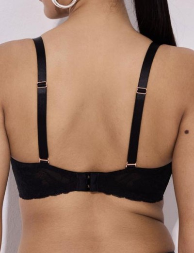 Бюстгальтер с мягкой чашкой Alles SUBLIME M black, Цвет: черный, Размеры: 70D, изображение 5