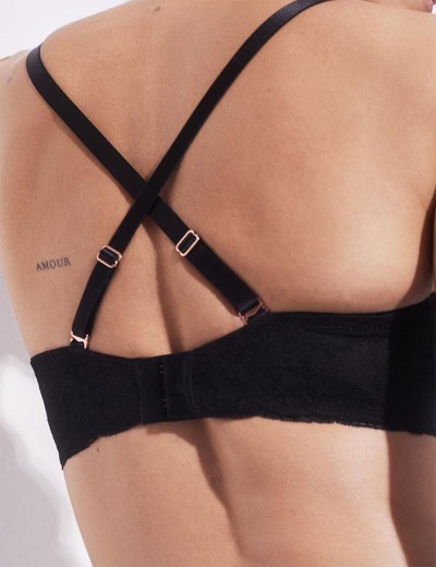 Бюстгальтер с мягкой чашкой Alles SUBLIME M black, Цвет: черный, Размеры: 70D, изображение 2