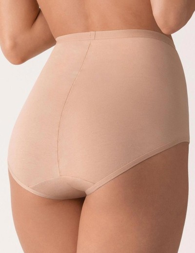 Трусы слипы-макси с кружевными вставками Cotonella AD939 PURITY LACE nudo, Цвет: nudo (бежевый), Размеры: L, изображение 2