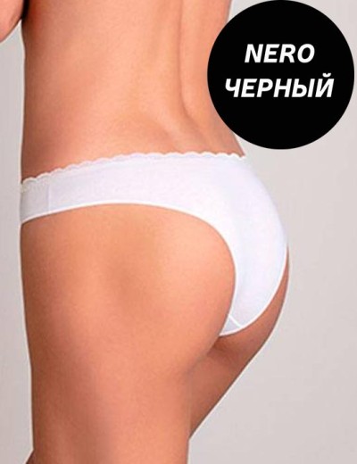 Набор хлопковых трусов бразилиана Cotonella GD292 L_ALTRA nero (3 шт), Цвет: nero (черный), Размеры: XL, изображение 2