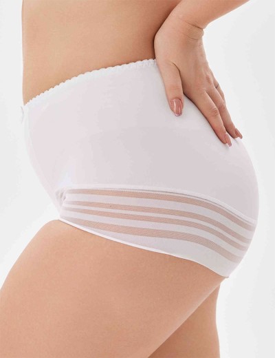 Трусы женские высокие Elli 711 белый, Цвет: белый, Размеры: M, изображение 2