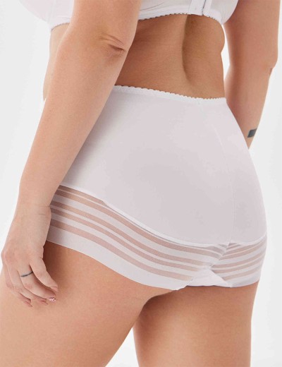 Трусы женские высокие Elli 711 белый, Цвет: белый, Размеры: M, изображение 3