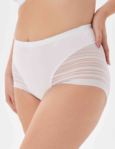 Трусы слипы высокие Elli 900 белый, Цвет: белый, Размеры: M, изображение 3