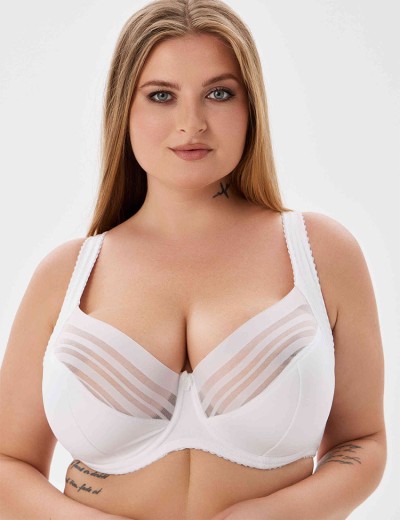 Бюстгальтер полумягкий Elli 9092 белый, Цвет: белый, Размеры: 75D, изображение 6