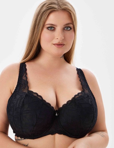Бюстгальтер с поролоном Elli 3037 черный, Цвет: черный, Размеры: 75B, изображение 5