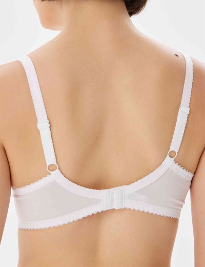 Мягкий кружевной бюстгальтер Elli 6000 белый, Цвет: белый, Размеры: 80G, изображение 2