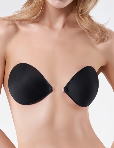 Бюстгальтер-невидимка тканевый Julimex BS-02 черный, Цвет: черный, Размеры: A, изображение 3