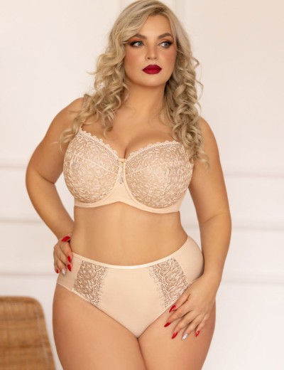 Трусы слипы Kris Line BETTY COFFEE briefsmidi, Цвет: бежевый, Размеры: M, изображение 3