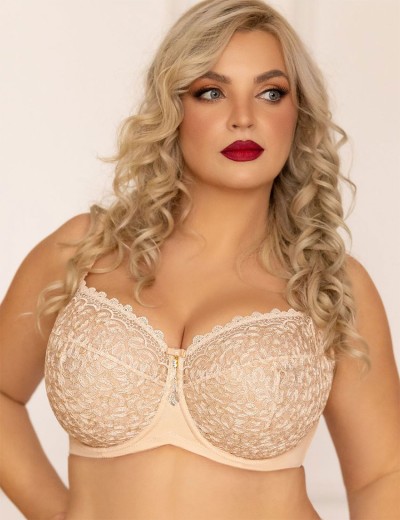 Бюстгальтер мягкий с подкроем Kris Line BETTY COFFEE soft full cup, Цвет: бежевый, Размеры: 70G, изображение 4