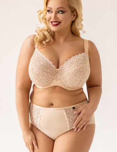 Бюстгальтер мягкий с подкроем Kris Line BETTY COFFEE soft full cup, Цвет: бежевый, Размеры: 70G, изображение 6