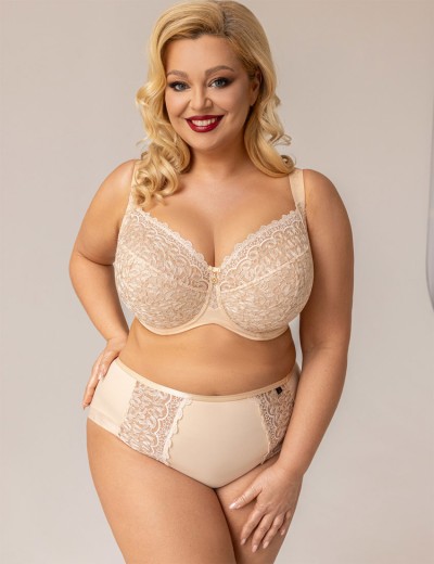 Бюстгальтер мягкий с подкроем Kris Line BETTY COFFEE soft full cup, Цвет: бежевый, Размеры: 70G, изображение 8