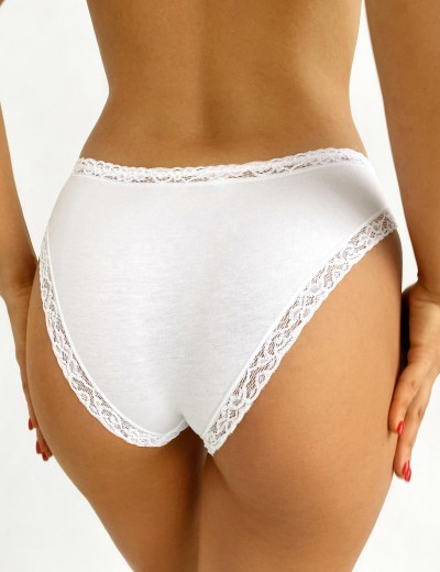 Трусы боксерино с кружевной отделкой Lovely Girl 810D bianco, Цвет: bianco (белый), Размеры: M, изображение 2