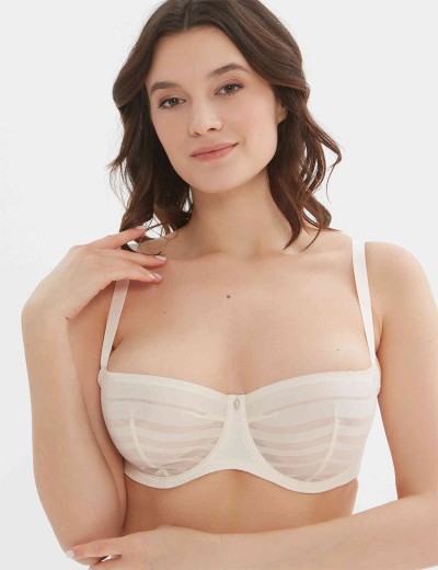 Бюстгальтер балконет мягкий Milavitsa 127640 пастель, Цвет: пастель, Размеры: 75G, изображение 3