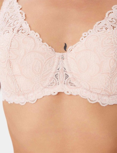 Бюстгальтер со съемным пуш-ап Nikol Djumon 185 10 розовый лепесток, Цвет: розовый лепесток, Размеры: 75B, изображение 4