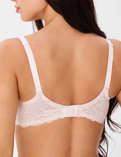 Бюстгальтер со съемным пуш-ап Nikol Djumon 185 10 розовый лепесток, Цвет: розовый лепесток, Размеры: 75B, изображение 2